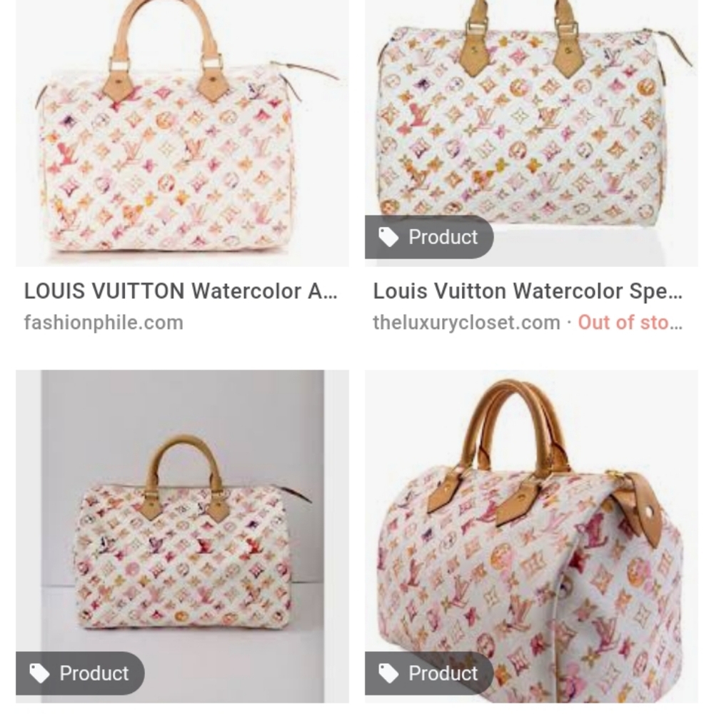 Louis Vuitton watercolor I am looking for this